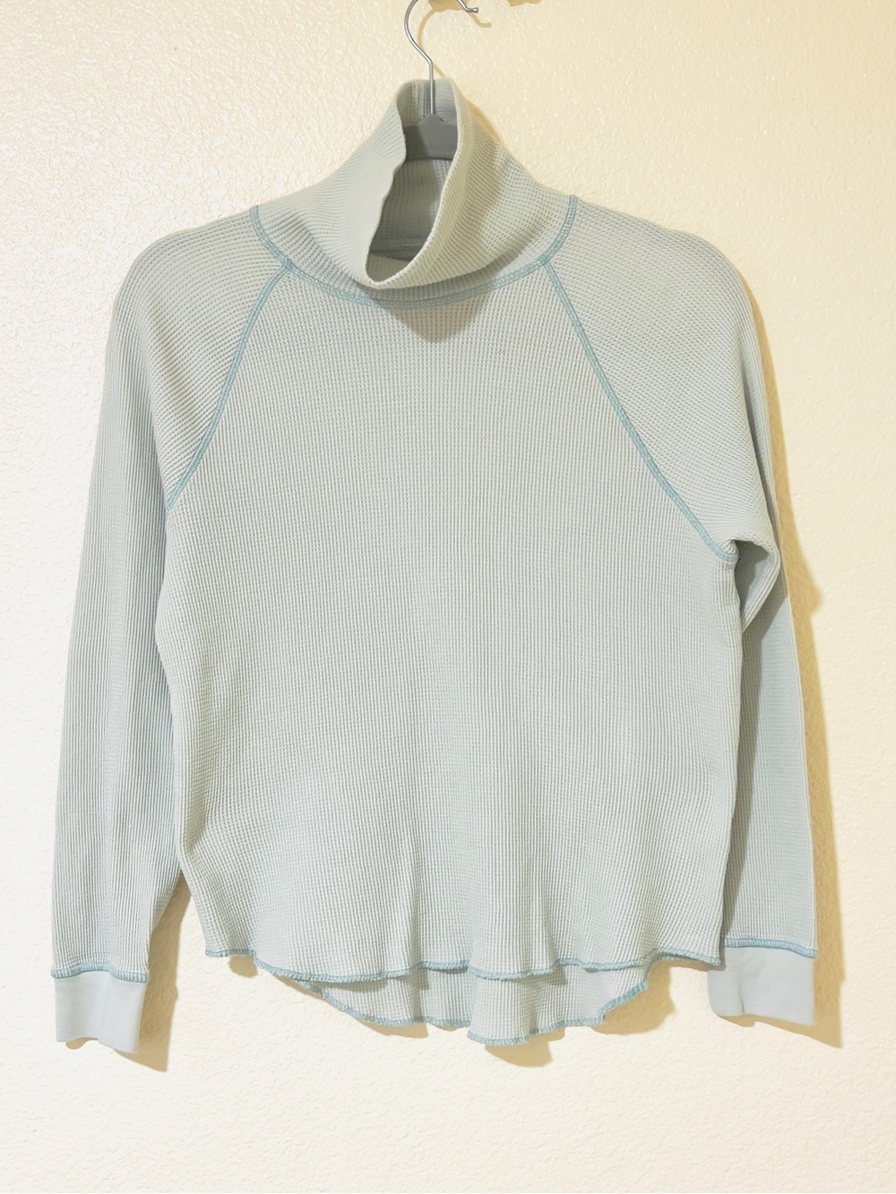 Everlane Organic Cotton Women's Turtleneck Thermal Sweater